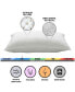 Фото #10 товара Superior Cotton Blend Shell Soft Density Stomach Sleeper Down Alternative Pillow, Standard - Set of 2