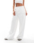 Lacoste wide leg jogger in white weiß, 46 - фото #1