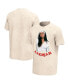 ფოტო #1 პროდუქტის Men's Tan Aaliyah Washed Graphic T-shirt