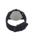 Women's Matte Black Silicone Strap Watch 40mm