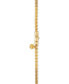 ფოტო #2 პროდუქტის 22" Wheat Chain Link Necklace in 14k Gold-Plated Sterling Silver, Created for Macy's