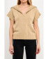 ფოტო #1 პროდუქტის Women's Zip Mock Neck Vest