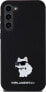 Karl Lagerfeld Karl Lagerfeld KLHCS24MSMHCNPK S24+ S926 czarny/black hardcase Silicone Choupette Metal Pin NoSize