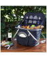 Collapsible Picnic Basket Cooler - Equipped with Service For 2