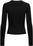 Фото #2 товара Лонгслив Only ONLNUSSA Regular Fit Black