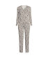 ფოტო #1 პროდუქტის Women's Cooling 2 Piece Pajama Set - Long Sleeve Crossover Top and Pants