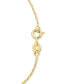 Фото #3 товара Macy's multi-Topaz Swan 18" Pendant Necklace (4-1/4 ct. t.w.) in 14k Gold-Plated Sterling Silver