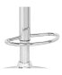 Contemporary Swivel Adjustable Barstool with Padded Armrests