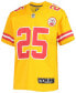 Big Boys Clyde Edwards-Helaire Gold-Tone Kansas City Chiefs Inverted Team Game Jersey