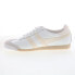 Фото #5 товара Gola Harrier 50 Leather CMA504 Mens White Leather Lifestyle Sneakers Shoes 7