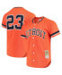 Фото #1 товара Men's Kirk Gibson Orange Detroit Tigers Fashion Cooperstown Collection Mesh Batting Practice Jersey