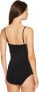 Фото #3 товара HANRO 301929 Women's Cotton Sensation Bodysuit 71400, Black, Small