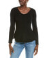 Фото #1 товара Sofiacashmere Peplum Rib Scoop Neck Cashmere Sweater Women's