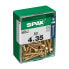 Box of screws SPAX Yellox Wood Flat head 50 Pieces (4 x 35 mm)