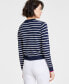 ფოტო #2 პროდუქტის Women's Crewneck Long-Sleeve Sweater, Created for Macy's