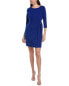 Фото #1 товара Tahari Asl Mini Dress Women's Blue 18