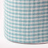 Designer Hocker Ottoman rund Gingham