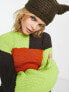 Фото #3 товара Reclaimed Vintage cropped patchwork jumper in multi