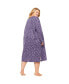 ფოტო #1 პროდუქტის Plus Size Long-Sleeve Henley Print Sleepshirt