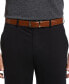 ფოტო #4 პროდუქტის Perry Ellis Men's Tan Leather Reversible Belt