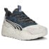 Фото #2 товара Puma RsX Efekt Topographic Lace Up Mens Grey Sneakers Casual Shoes 39071901