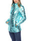 ფოტო #3 პროდუქტის Women's Metallic Puffer Coat