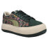Фото #2 товара Puma Suede Mayu 2 Liberty Lace Up Womens Green Sneakers Casual Shoes 382191-01