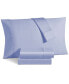 Фото #1 товара 1000 Thread Count Solid Sateen 6 Pc. Sheet Set, King, Created for Macy's