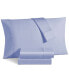 Фото #1 товара 1000 Thread Count Solid Sateen 6 Pc. Sheet Set, California King, Created for Macy's