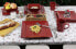 Фото #5 товара 16 Piece Square Beaded Stoneware Dinnerware set, Service for 4