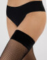 CALZITALY Hold-Up Fishnet Stockings with Back Seam | Lace Hold-Up with Seam | Black, Skin Colour | S/M, L/XL | Made in Italy, Rete Nera