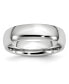 ფოტო #1 პროდუქტის Cobalt Polished Half Round Wedding Band Ring