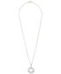 ფოტო #3 პროდუქტის Diamond Smiley Face 18" Pendant Necklace (1/10 ct. t.w.) in 10k Gold, Created for Macy's