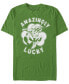 Фото #1 товара Men's Lucky Spidey Short Sleeve Crew T-shirt