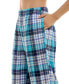 ფოტო #8 პროდუქტის Women's Printed Flannel Pajama Pants