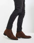 Фото #4 товара ASOS DESIGN chukka boots in brown faux suede