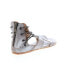 Фото #16 товара Bed Stu Sarabi F373047 Womens Gray Leather Zipper Strap Sandals Shoes