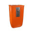 Фото #5 товара Kosz uliczny miejski pojemnik na śmieci na słupek lub ścianę DIN 50L - pomarańczowy