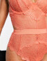 Фото #3 товара Ann Summers Hold Me Tight lace body in orange