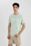 Фото #8 товара Erkek T-shirt Mint Yeşili C2205ax/gn1139