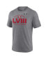 Men's Heather Gray San Francisco 49ers Super Bowl LVIII Made it T-shirt