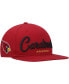 Men's Cardinal Arizona Cardinals Script Wordmark Snapback Hat