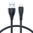 Фото #8 товара Kabel przewód do iPhone USB - Lightning 2.4A Surpass Series 1.2 m czarny