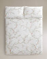 (200 thread count) floral print percale duvet cover