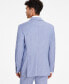 Фото #2 товара Men's Modern-Fit Light Blue Neat Suit Separate Jacket