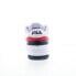 Фото #11 товара Fila T-1 Mid 1VT13037-150 Mens White Leather Lifestyle Sneakers Shoes 9