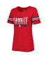 Фото #2 товара Women's Red St. Louis Cardinals Team Stripe T-shirt