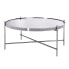 Фото #1 товара Couchtisch Ø 75x35cm Silber aus Metall