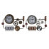 Фото #1 товара Настенное часы DKD Home Decor 52,5 x 9 x 39,5 cm Стеклянный Железо Vintage (2 штук)