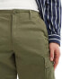 Jack & Jones wide fit cargo trouser in khaki